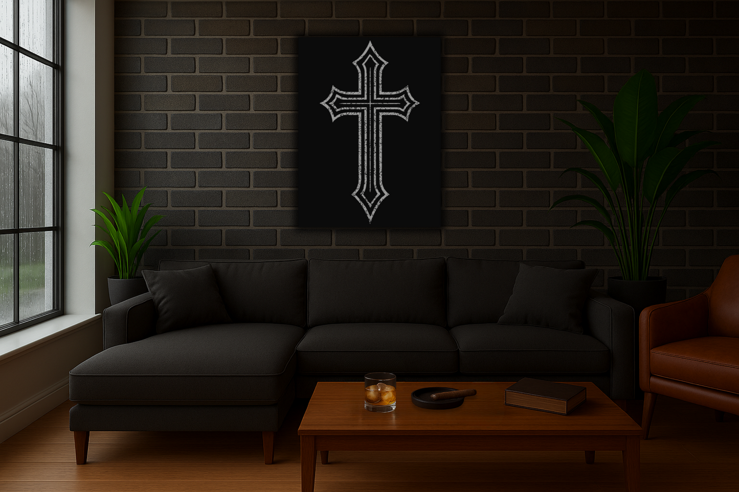 Heaven Sent Cross Canvas