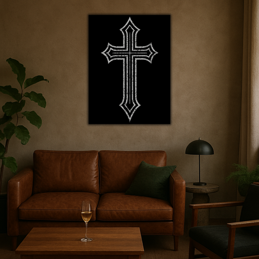 Heaven Sent Cross Canvas