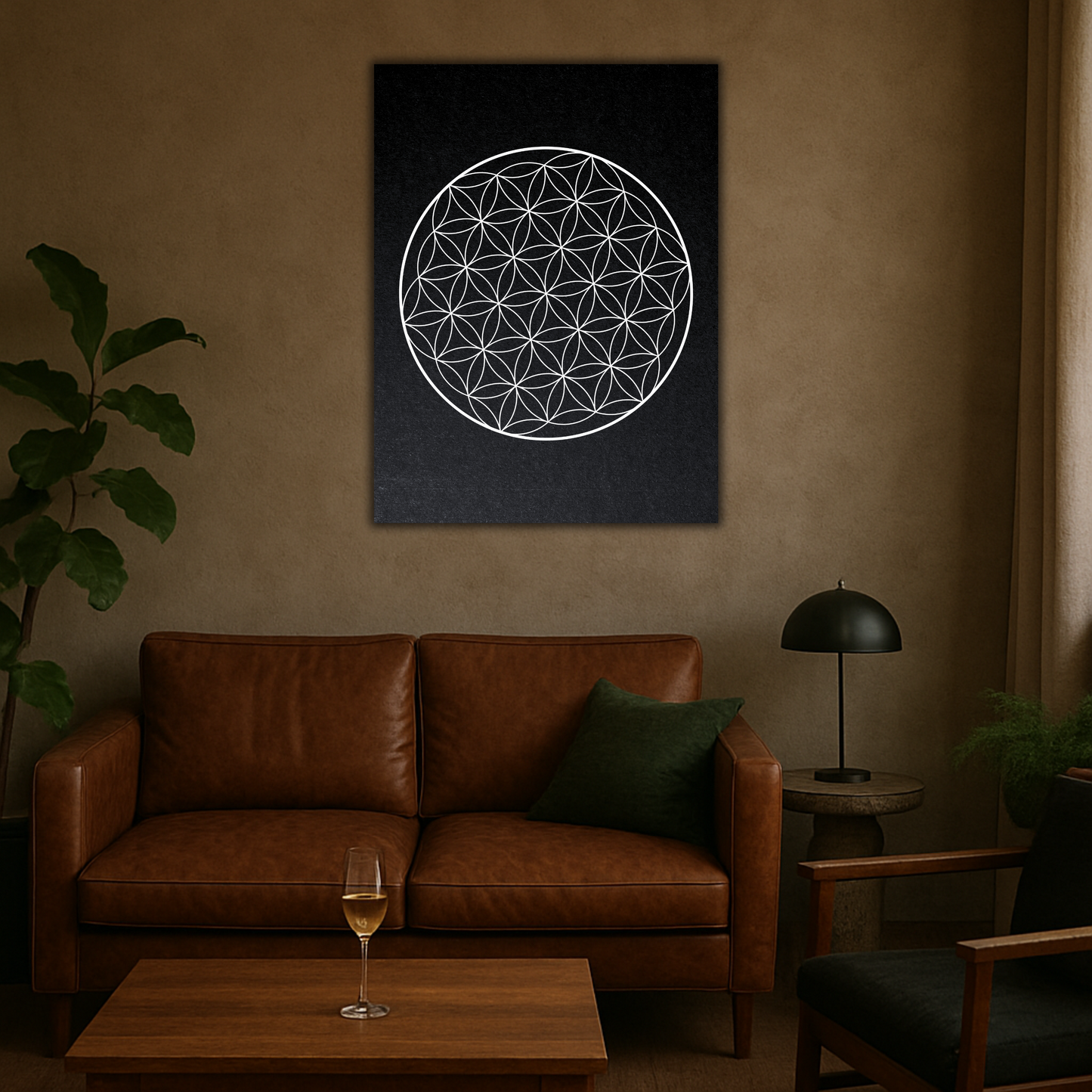 Flower Of Life Canvas