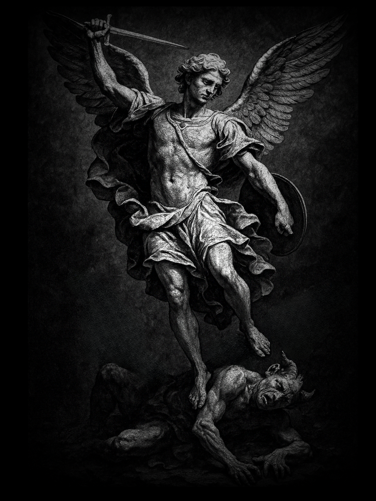 Saint Michael Archangel Canvas