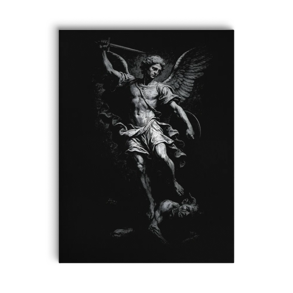 Saint Michael Archangel Canvas