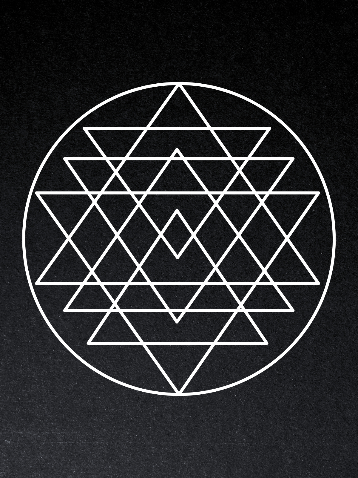 Sri Yantra Canvas