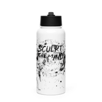 32oz Stm Handprint Bottle With Straw