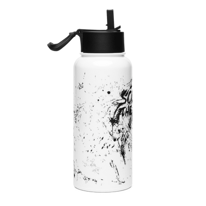 32oz Stainless Stm Bottle With Straw